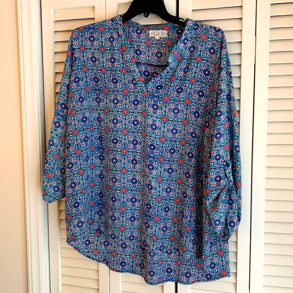 Pink Rose Women's Plus Size Top